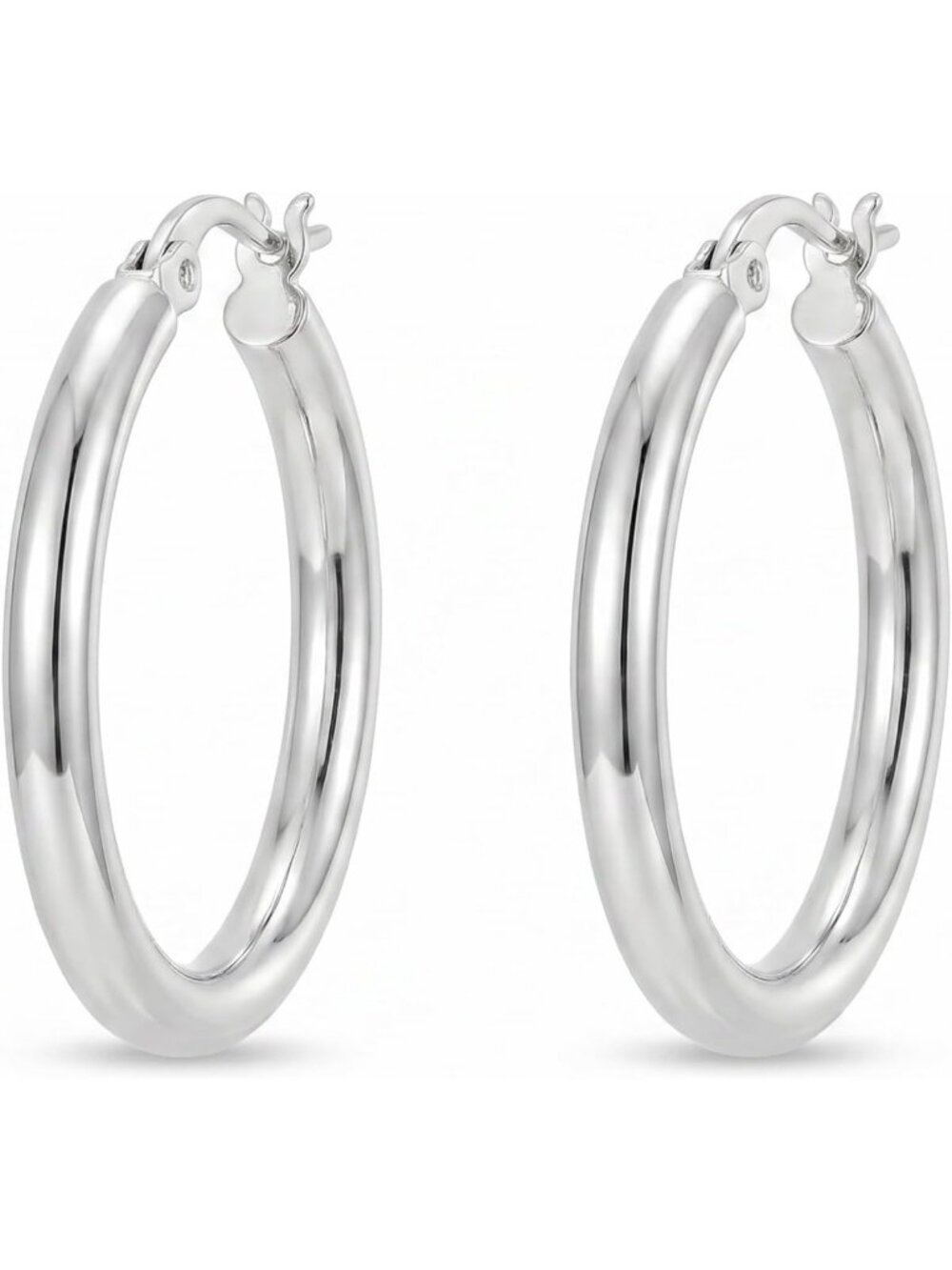 Elegant S925 Sterling Silver Hoop Earrings for Women - Stylish & Durable Design